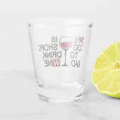 悪い酒 ショットグラス (裏面)