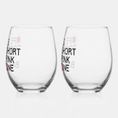 悪い酒 ステムなしワイングラス (左)