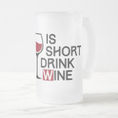 悪い酒 フロストグラスビールジョッキ (正面右)