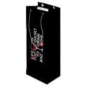 悪い酒 ワインギフトバッグ (裏面アングル)