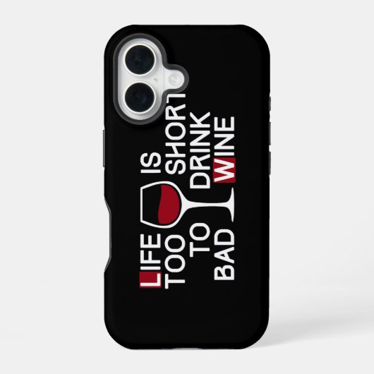 悪い酒 iPhone 16ケース (裏面)