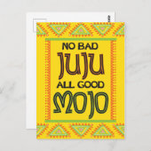 悪い雰囲気はなし 良い運気だけ 面白い 怪我早く治れ ポストカード (正面/裏面)