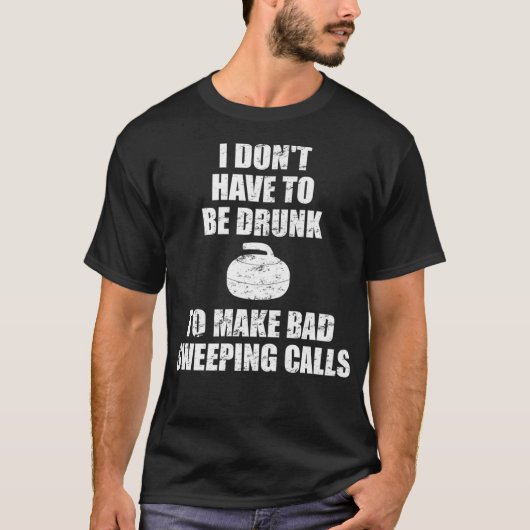 悪い電話を飲かける必要はない Tシャツ (正面)
