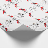 悪い霜の降りた ラッピングペーパー (角)