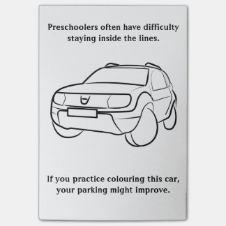 悪い駐車仕事 ポストイット