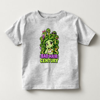 悪い髪の世紀 - かわいいメデューサ ギリシャ神話 ハム トドラーTシャツ