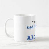 悪い髪の日ではない…脱毛症だ コーヒーマグカップ (左)