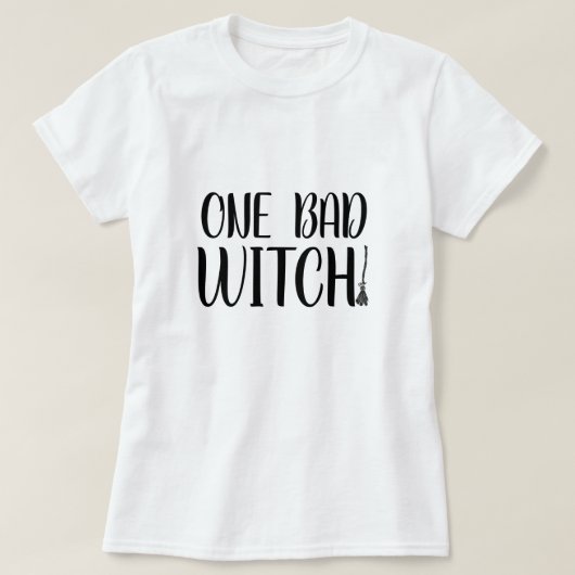 悪い魔女だ！ブルームスティック Tシャツ (デザイン正面)