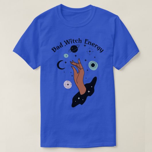 悪い魔女エネルギーハロウィーン1 Tシャツ (デザイン正面)