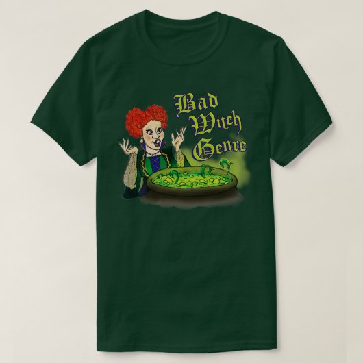 悪い魔女ジャンル Tシャツ (デザイン正面)