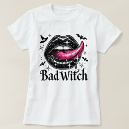 悪い魔女セクシー口 Tシャツ