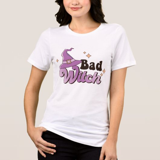 悪い魔女ハロウィーン トライブレンドTシャツ (正面)