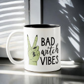 悪い魔女バイブハロウィモダンーン ツートーンマグカップ