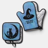 悪い魔女 鍋つかみ&鍋敷きセット (正面/裏面)