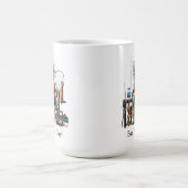 悪い魚釣りデイマグ コーヒーマグカップ (中央)