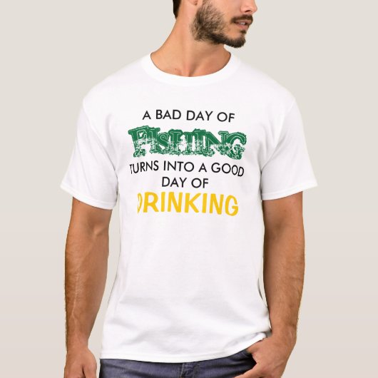 悪い魚釣り Tシャツ (正面)