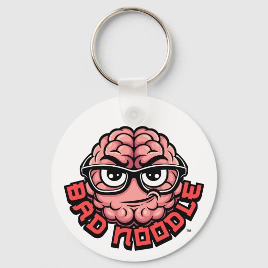 悪い麺キーチェーン キーホルダー (正面)