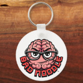 悪い麺キーチェーン キーホルダー (正面)