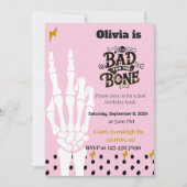 悪い2つ骨の2番目の誕生日の招待 招待状 (正面)