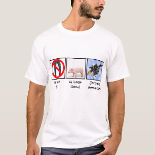 悪い2本の足 Tシャツ