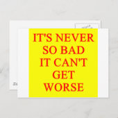 悪い ポストカード (正面/裏面)