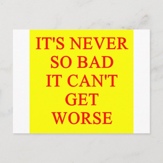 悪い ポストカード (正面)