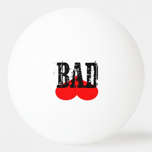 悪い 卓球ボール (正面)