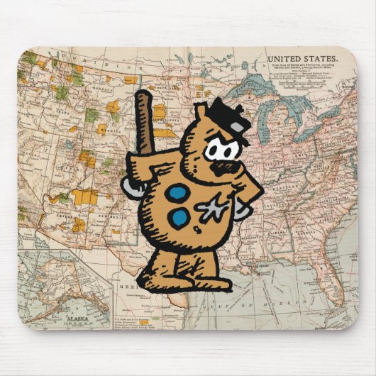 「悪い、私は全国的だ」マウスパッド マウスパッド (正面)