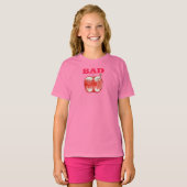 悪いAppleの女の子のワイシャツ Tシャツ (正面フル)