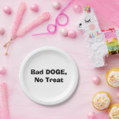 悪いDOGE、いい子にはおやつあげない ペーパープレート (パーティー)