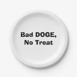 悪いDOGE、いい子にはおやつあげない ペーパープレート