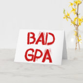 悪いGPA カード (黄色い花)