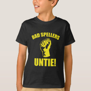 悪いSpellersは解けます! Tシャツ