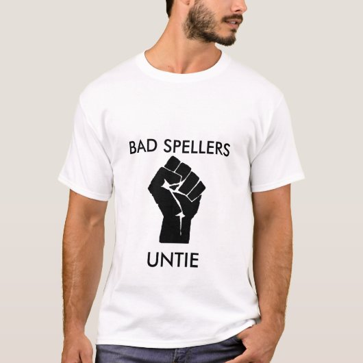 悪いspellers tシャツ (正面)