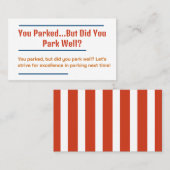 悪おもしろいい駐車場 名刺 (正面/裏面)