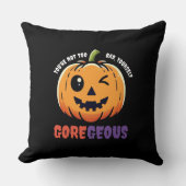 悪おもしろいくないゴアの巨乳のかわいいカボチャ クッション (正面)