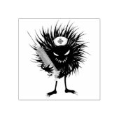 悪おもしろいキャラクターナースシリンジゴシック ラバースタンプ (インプリント)