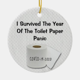 悪おもしろい年トイレ紙2020クリスマス セラミックオーナメント