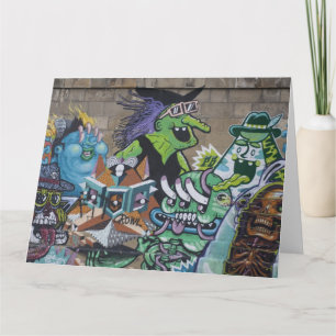 悪おもしろい緑の魔女 カード