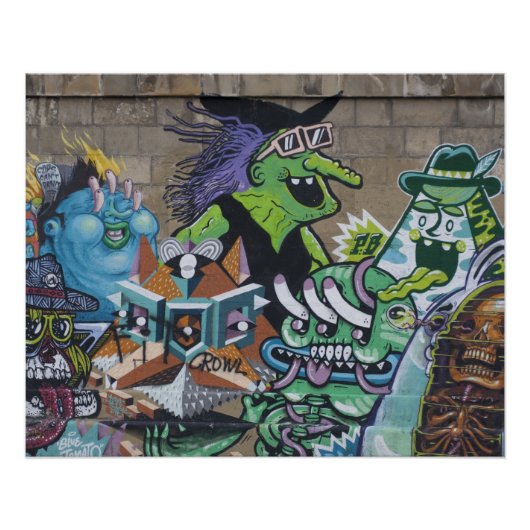 悪おもしろい緑の魔女 ポスター (正面)