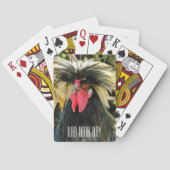 悪おもしろい髪デイチキンミーム トランプ (裏面)