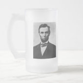 悪および美徳のエイブラハム・リンカーン フロストグラスビールジョッキ (左)