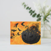 悪かぼちゃはがき ポストカード (スタンド正面)