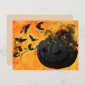 悪かぼちゃはがき ポストカード (正面/裏面)