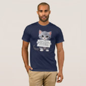 "悪が勝利するために必要なことは" Tシャツ (正面フル)