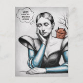 悪が善女の悪魔考えになった時 ポストカード (正面)