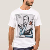悪が善女の悪魔考えになった時 Tシャツ (正面)