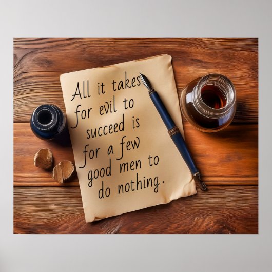 悪が成功する ポスター (正面)