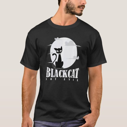 悪くない黒猫 Tシャツ (正面)