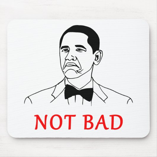 悪くない-ミーム マウスパッド (正面)